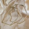 HEXAGON - GEOMETRIC BIG HOOP EARRINGS