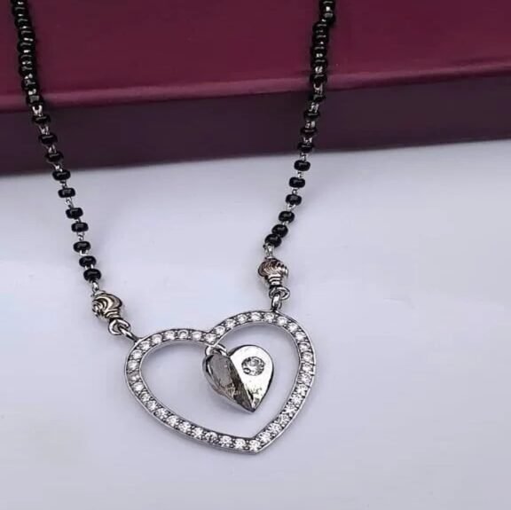 Dual-Heart Sparkle Mangalsutra